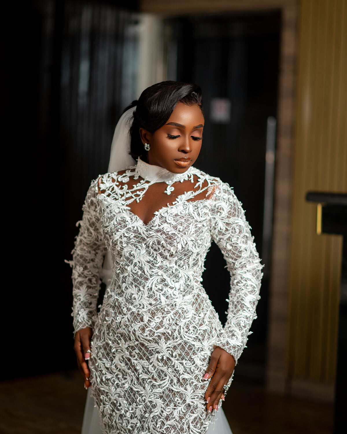 The Ivory Lace Mermaid Bridal Gown